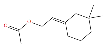 (E)-3,3-Dimethylcyclohexane-delta1,beta-ethyl acetate